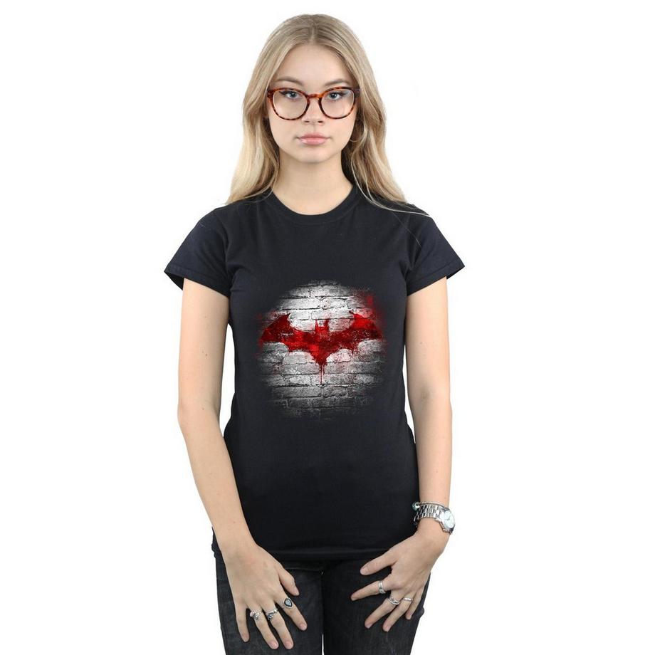 DC COMICS Batman Distressed Logo T-Shirt  