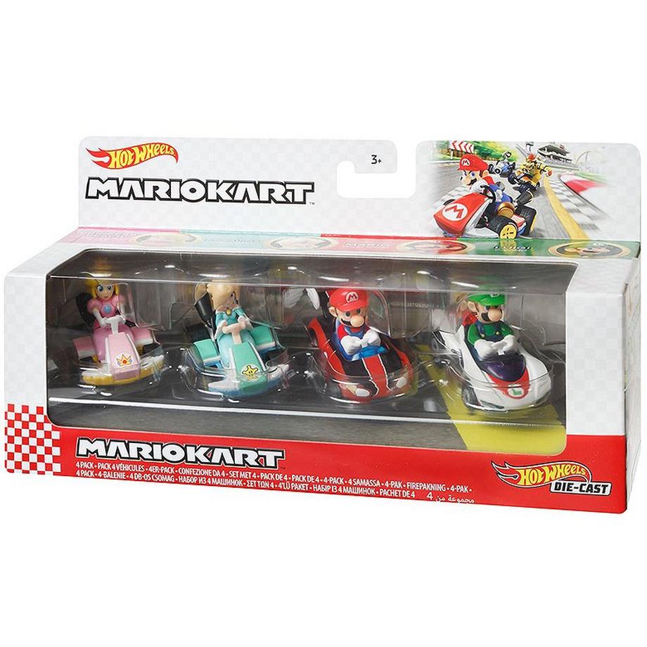 Hot Wheels  Super Mario Die-Cast 4er-Pack #4 (1:64) 