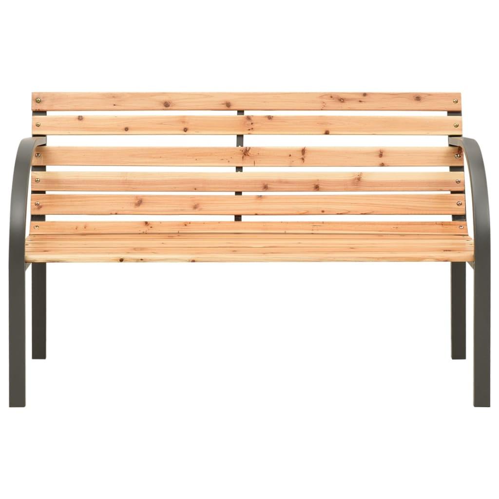 VidaXL Banc de jardin bois  