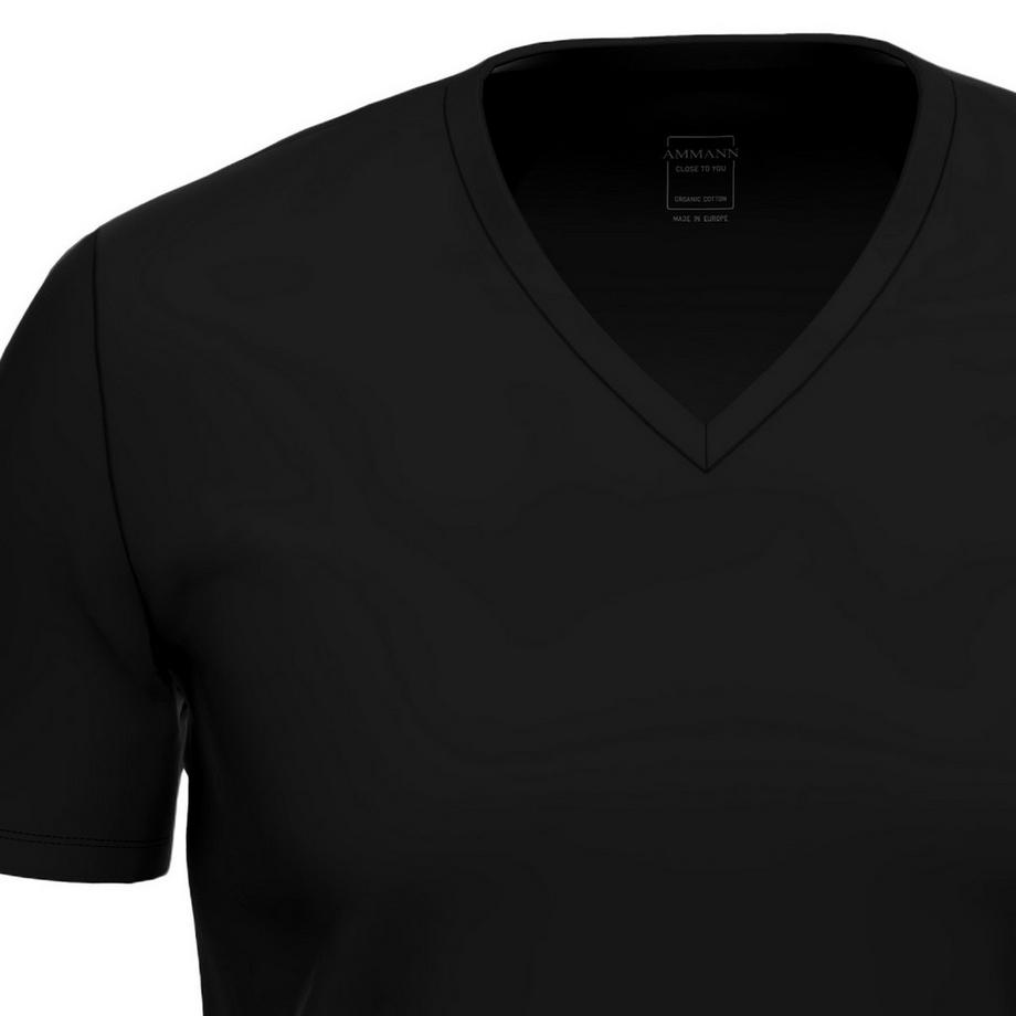 Ammann Close to you Kurzarm V-Ausschnitt Unterhemd 3er Pack  