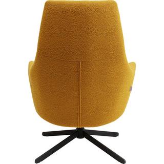 KARE Design Fauteuil pivotant Mimi jaune  