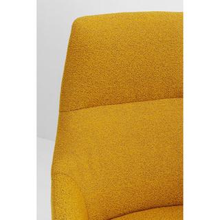 KARE Design Fauteuil pivotant Mimi jaune  