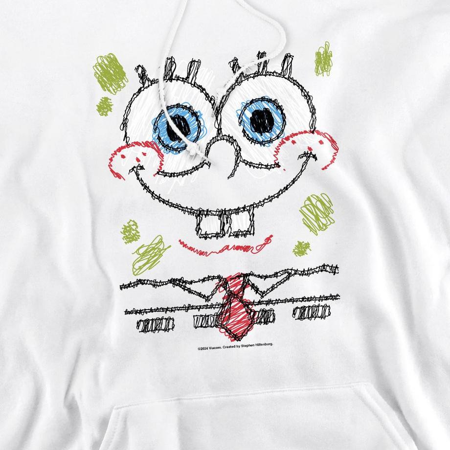 Nickelodeon Felpa con cappuccio con stampa sketch  