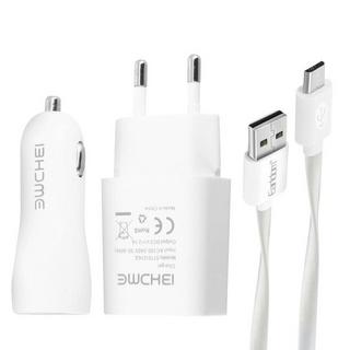 Avizar  3-in-1 Ladegerät-Set + Micro-USB Kabel 