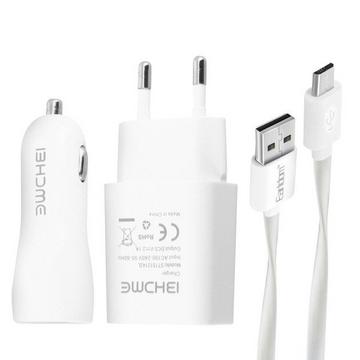 Chargeur 3en1 Voiture Câble Micro-USB