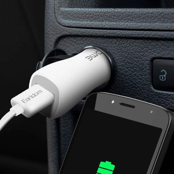 Avizar  Chargeur 3en1 Voiture Câble Micro-USB 