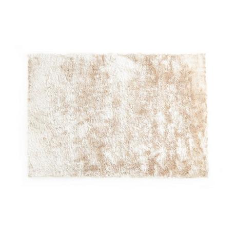 OZAIA Tapis shaggy à poils longs ultra doux- 160 x 230 cm -  Beige - DOLCE  