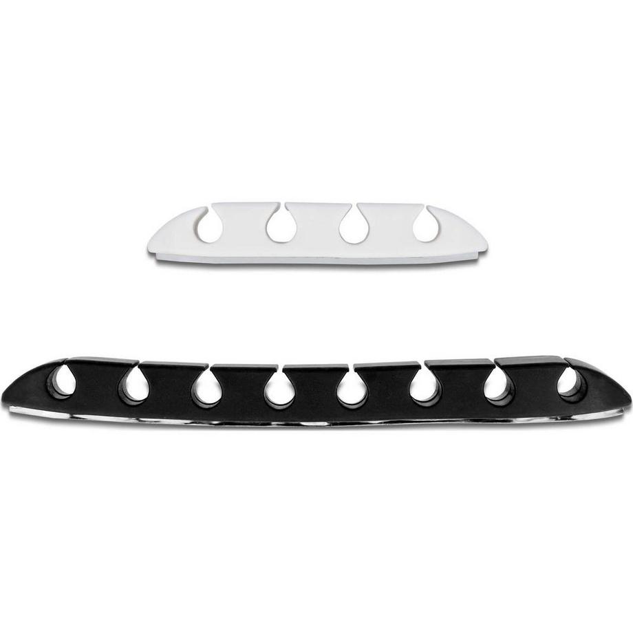 DeLock  Portacavi trapezoidale autoadesivo combo set 10 pezzi nero / bianco 