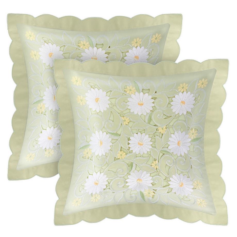 Avizar 2 Stk. Kissenbezüge Margeritenblume  