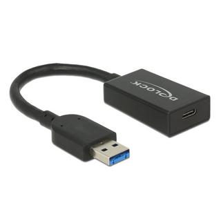 DeLock  65698 cavo USB 0,15 m USB 3.2 Gen 2 (3.1 Gen 2) USB A USB C Nero 