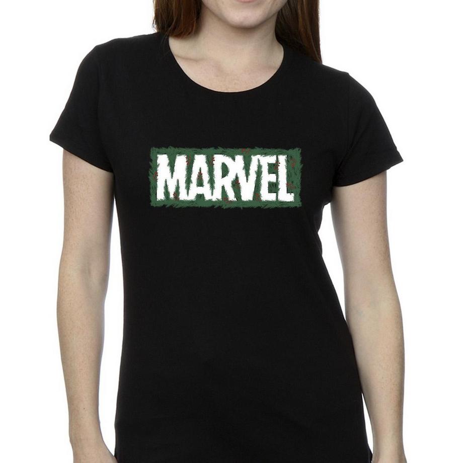 MARVEL Logo T-Shirt Maniche Corte  
