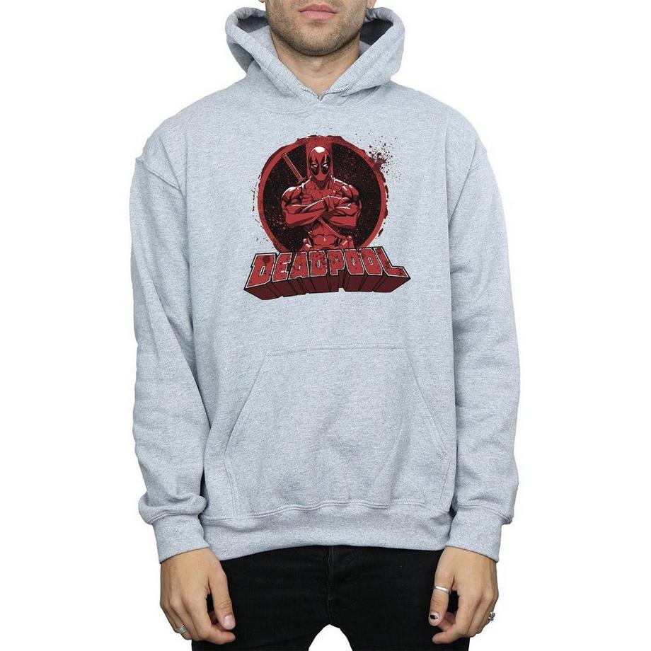 MARVEL Deadpool Crossed Arms Sweat à capuche  