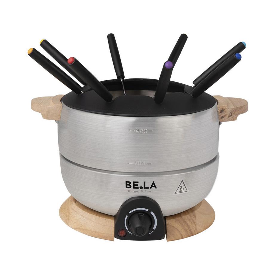 Berger Lanz  elektronisches Fondue Set Holz 