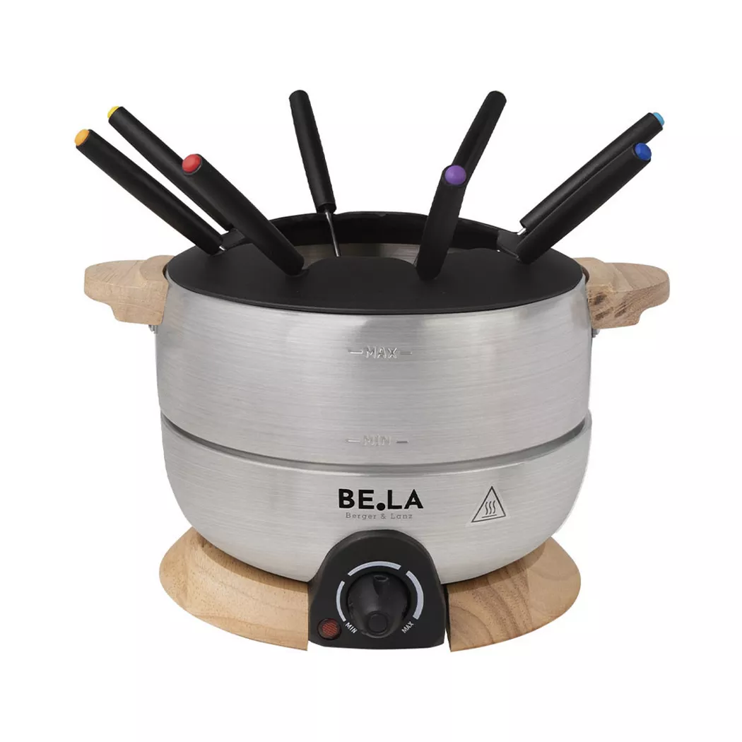 Berger Lanz - elektronisches Fondue Set Holz
