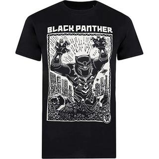Black Panther Black Panther Grafikdruck T-Shirt  