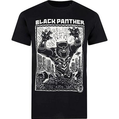 Black Panther Black Panther Grafikdruck T-Shirt  