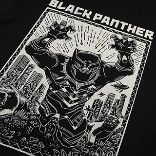 Black Panther Black Panther Grafikdruck T-Shirt  