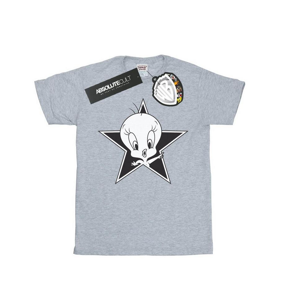 LOONEY TUNES Tweety Pie Mono Star T-Shirt  