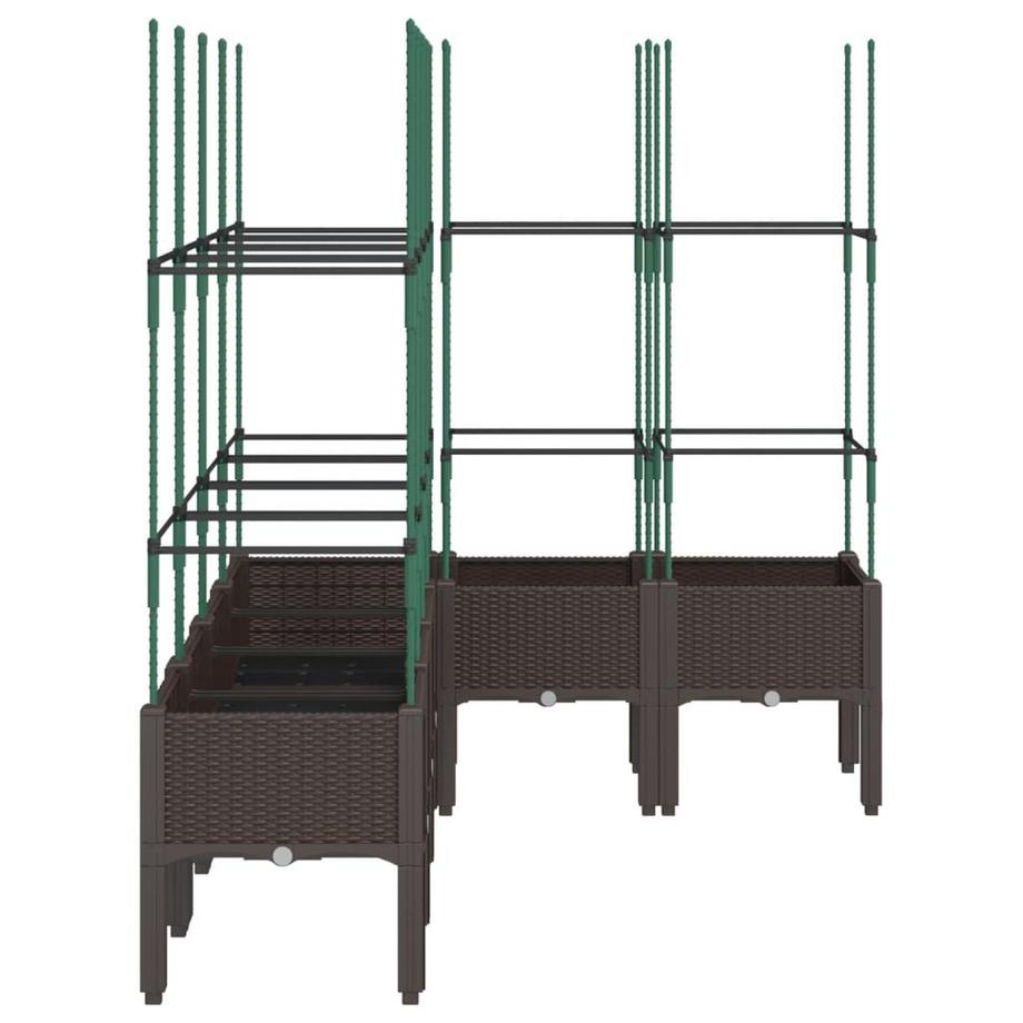 VidaXL Jardinière polypropylène  