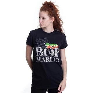 Bob Marley Bob Marley Flaggen Print Regular Fit T-Shirt  