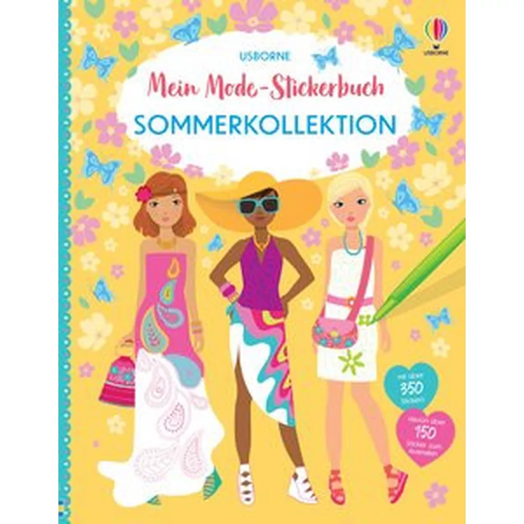 Usborne - Mein Mode-Stickerbuch: Sommerkollektion