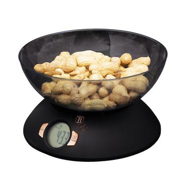 Küchenwaage mit Schüssel Black Rose Collection