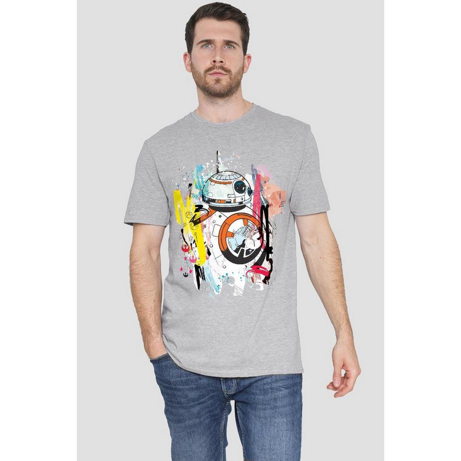 STAR WARS Star Wars BB-8 T-Shirt Stampata  