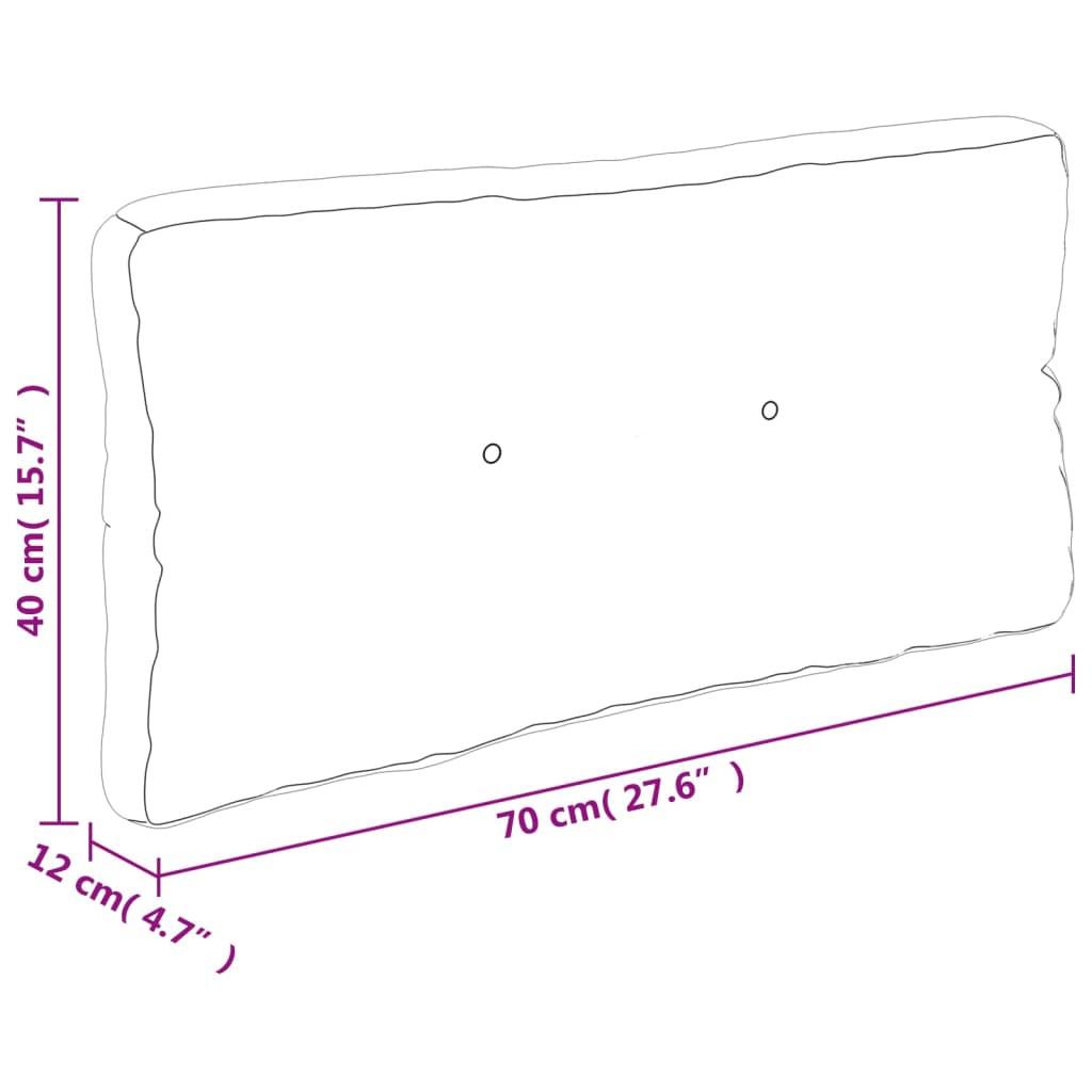 VidaXL cuscino per pallet Tessuto  