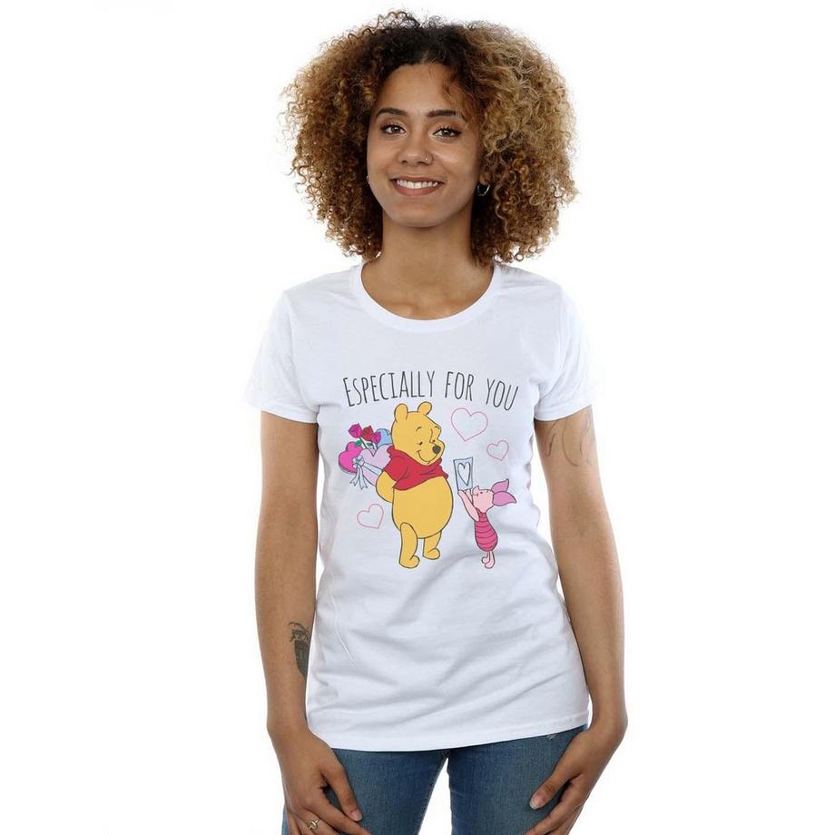 Disney Winnie l'Ourson Porcinet T-Shirt Cadeau Saint-Valentin  
