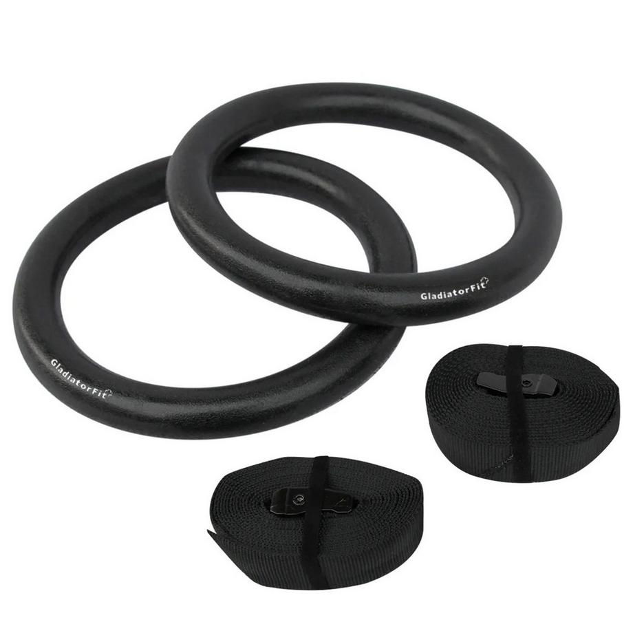 Anneaux de gymnastique - crosstraining Ø 28mm en plastique GladiatorFit