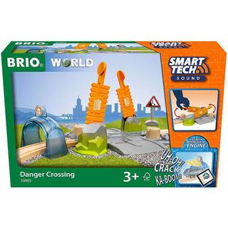 BRIO  World Smart Tech Sound Gefährlicher Bahnübergang 