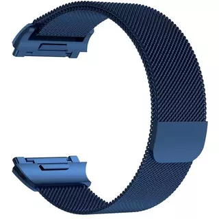 Cover-Discount  Fitbit Ionic - Bracelet milanais en acier inoxydable  foncé Bleu