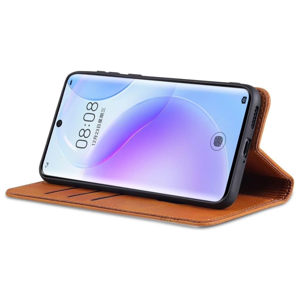 Cover-Discount  Huawei P50 Pro - Stand Flip Case Cover rosso 