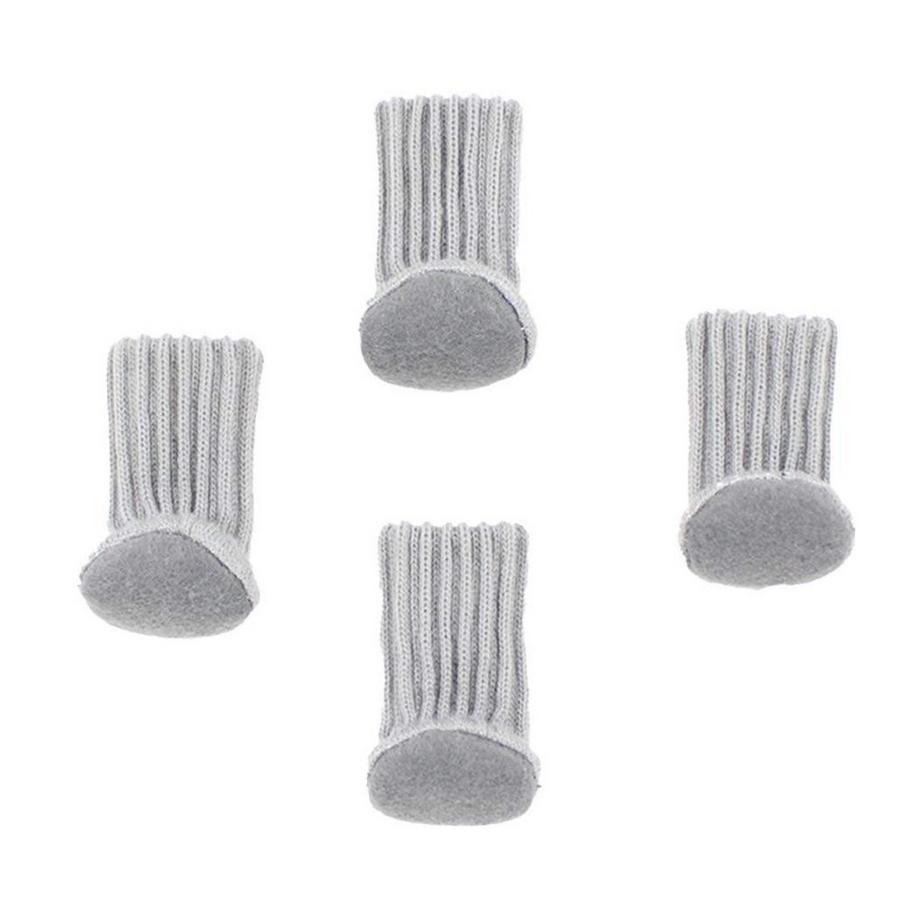 Northio  4x Möbelsocken - Grau 