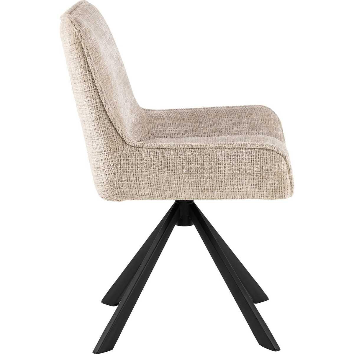 mutoni Chaise de salle à manger Omero beige (1 pièce)  