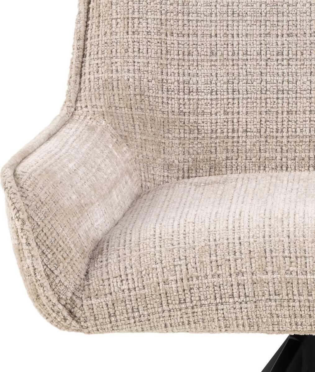 mutoni Chaise de salle à manger Omero beige (1 pièce)  