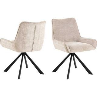 mutoni Chaise de salle à manger Omero beige (1 pièce)  