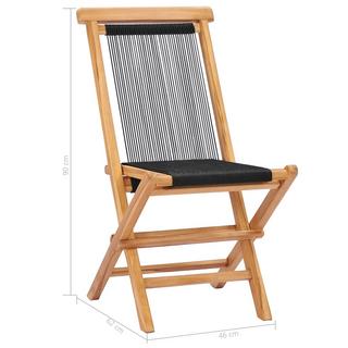 VidaXL Chaise de jardin bois  