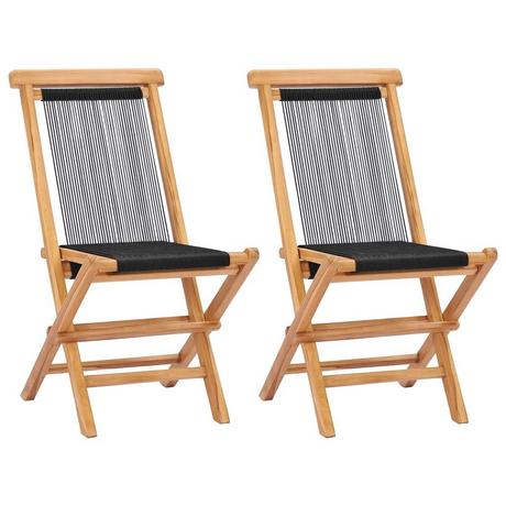 VidaXL Chaise de jardin bois  