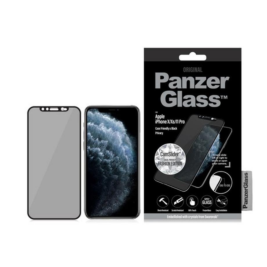 ™ Privacy Displayschutzglas  iPhone 11 Pro | Embellished with crystals from Swarovski® | Edge-to-Edge