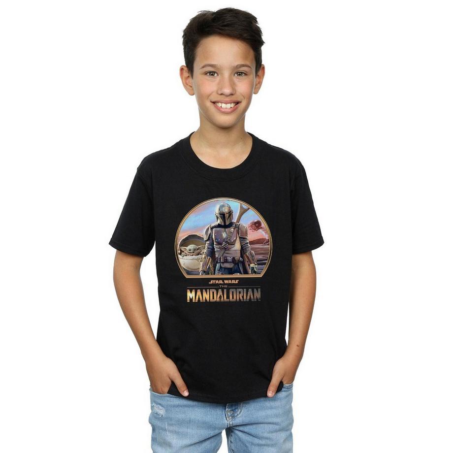 STAR WARS  Tshirt THE MANDALORIAN AND THE CHILD 