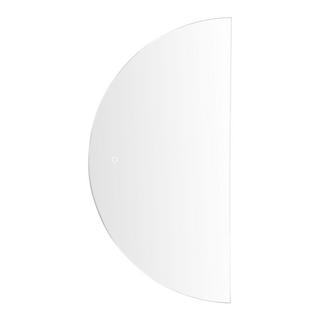 Beliani LED-Badezimmer-Spiegel aus Glas Minimalistisch LOUE  