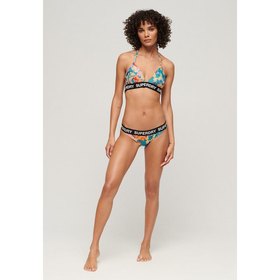 Superdry Top Bikini Triangolo Floreale  