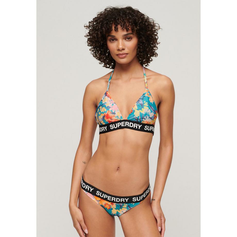 Superdry Top Bikini Triangolo Floreale  