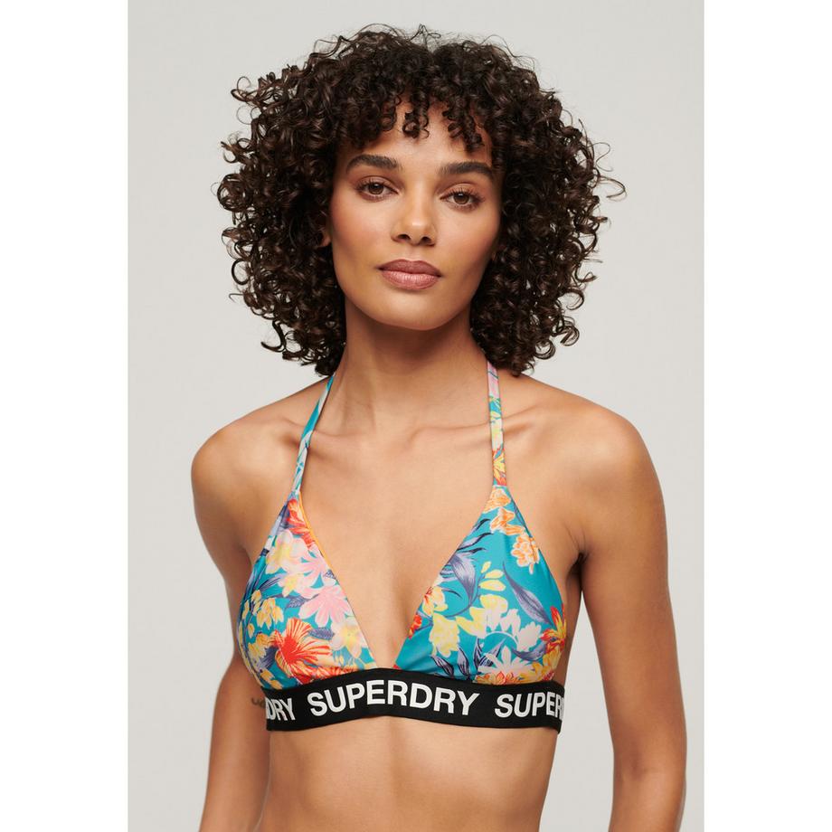 Superdry Top Bikini Triangolo Floreale  