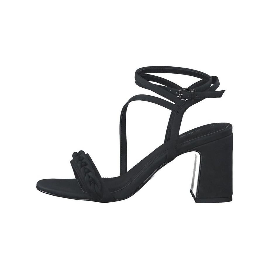 s. Oliver Sandalen mit geflochtenem Riemen und Blockabsatz  