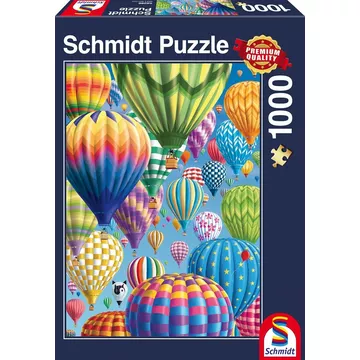 Schmidt Bunte Luftballons am Himmel, 1000 Stück