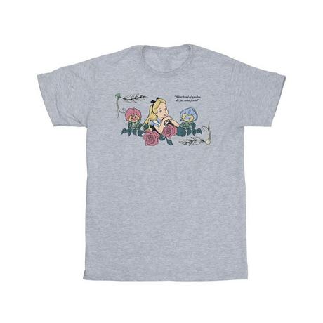 Disney  Tshirt ALICE IN WONDERLAND WHAT KIND OF GARDEN 