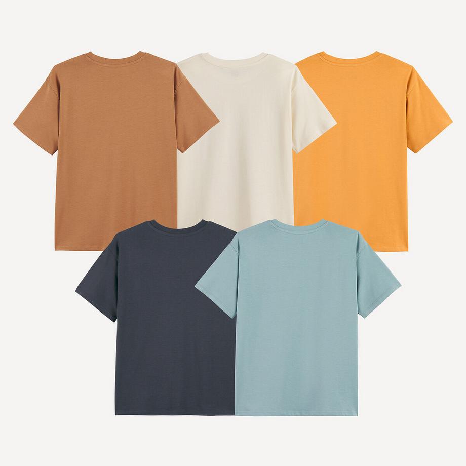 La Redoute Collections  Lot de 5 T-shirts imprimés 