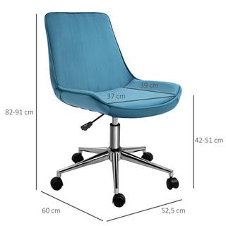 HOMCOM Chaise de bureau  